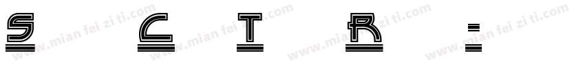 Sonic Cut Thru Regul字体转换